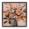 Stupell Industries Blush Abstract Bouquet Framed Floater Canvas Wall Art Design by Sasha